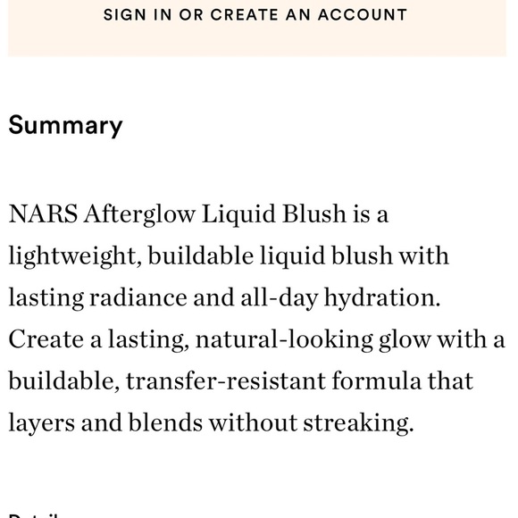 NARS ‘Orgasm Rush’  Afterglow Liquid Blush - Picture 8 of 9